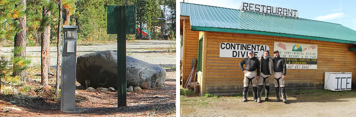 Continental Divide Lodge offers large RV Sites along the Alaska Highway