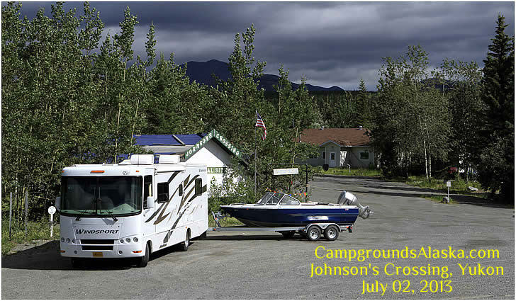 Johnson's Crossing RV Park, Alaska Highway Yukon
