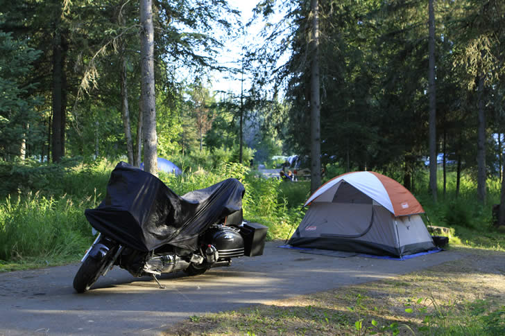 Tent Camping Along the Alaska Highway