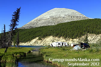 Summit Lake Provincial Campground. Check out Stone Mountains Pass on the Alaska Highway in British Columbia between Fort Nelson and Muncho Lake.