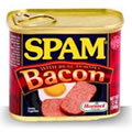 a canned meat called Spam, great fr taking camping in Alaska.