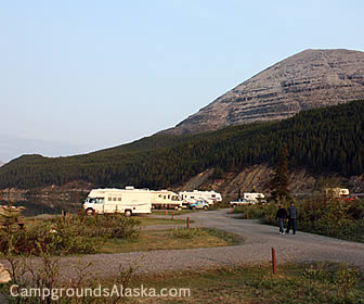 Alaska Hwy, Summit Campground in the Stone Mountains.