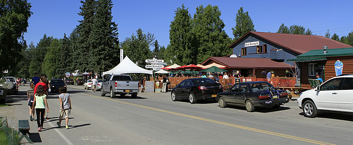 Camping in Talkeetna Alaska is very popular with residents and visitors alike.