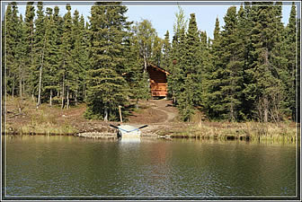 Kelly Lake cabin and boat rental located on the Kenai Peninsula